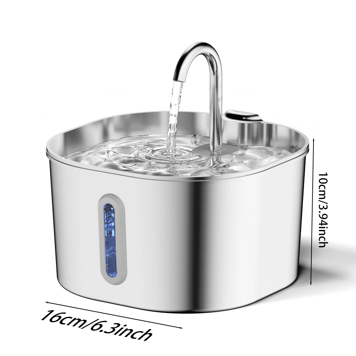 Hydriva™Stainless Steel Cat Water Fountain