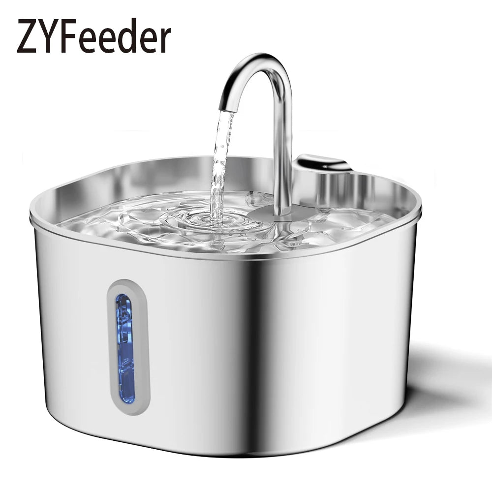 Hydriva™Stainless Steel Cat Water Fountain